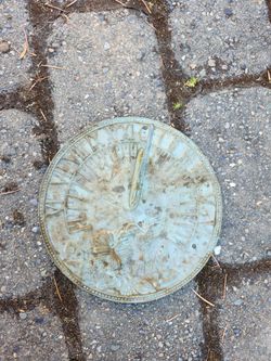 Sun dial garden ornament $30