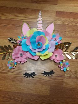 🦄🦄Decoraciones para centros de mesa murales unicornio🦄🦄