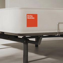 Boring AF (All-Foam) Mattress, King Adjusttable bed. Like New, Perfect!
