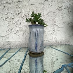 Handmade Ceramic Pot With Succulents And More! 