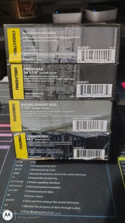 4lbs Essential Construction Nail Bundle - Flooring, Finish & Framing