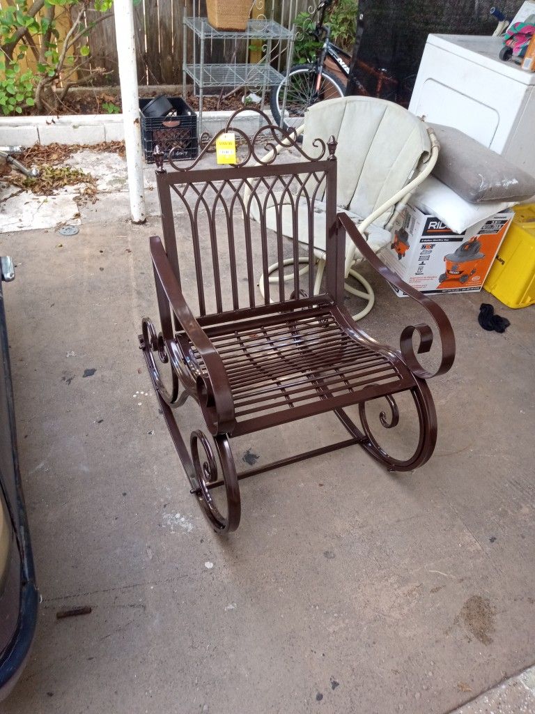 Metal Rocking Chair  170$ Brand New