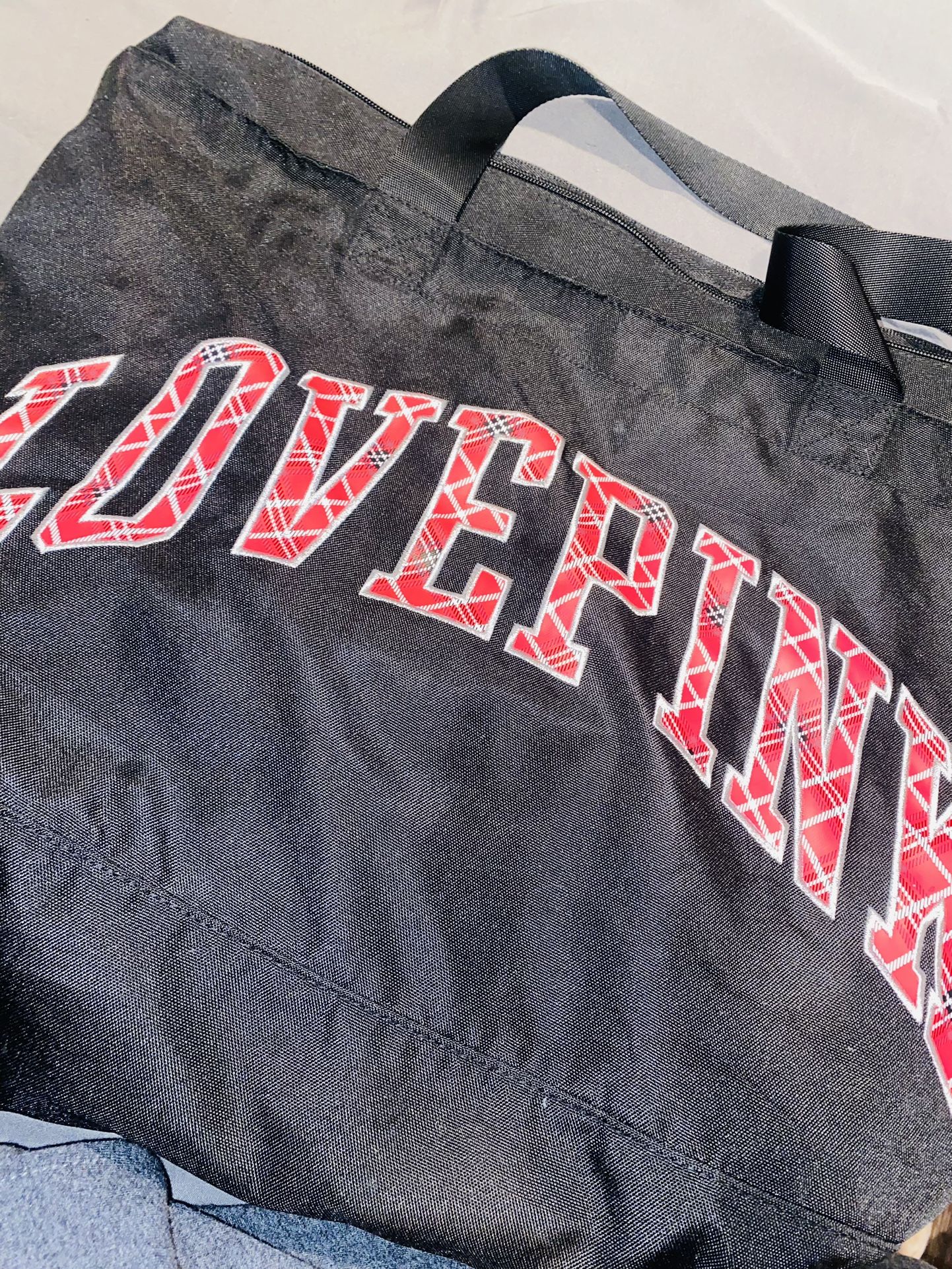Victoria Secret Love Pink Holiday Tote Bag
