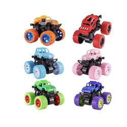 Monster Truck Toys for Kids Boys Girls Toddlers 3, 4, 5, 6, 7, 8 Years Old, Friction Powered Monster Truck Party Favor Toy Cars Vehicles, Sand Beach T