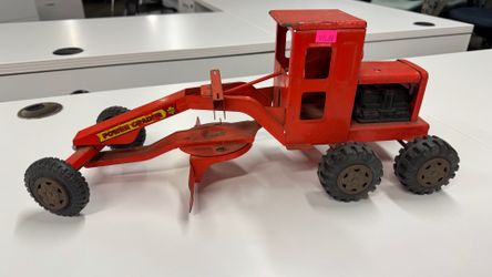 Vintage Power Grader Metal Toy Truck