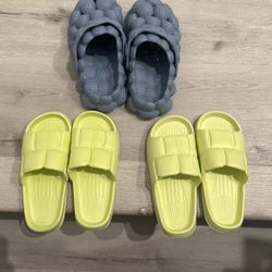 3  Pair Of Slipper Size 6.5 or $5 