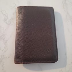Louis Vuitton Brown Taiga Leather Pocket Organizer