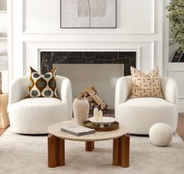 Accent Swivel Barrel Chairs