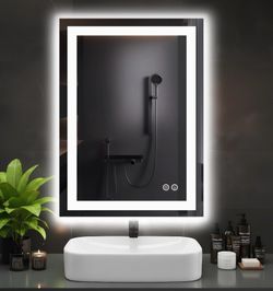 24.1"X32.1" LED Bathroom Mirror, Bathroom Vanity Mirror