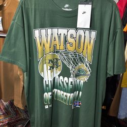 NWT Nike Men basketball NY New York Graphic Tee Green Size LARGE NEW