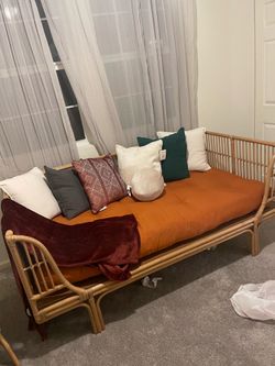 Honey Rattan Daybed Frame