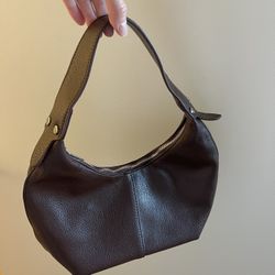 Trendy Crescent Shoulder Bag (Dark Brown)