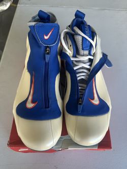2014 Nike Air Flightposite Knicks White Game Royal Orange