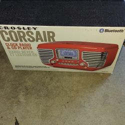 Crosley  Bluetooth Clock  Radio AND CD PLAYER 