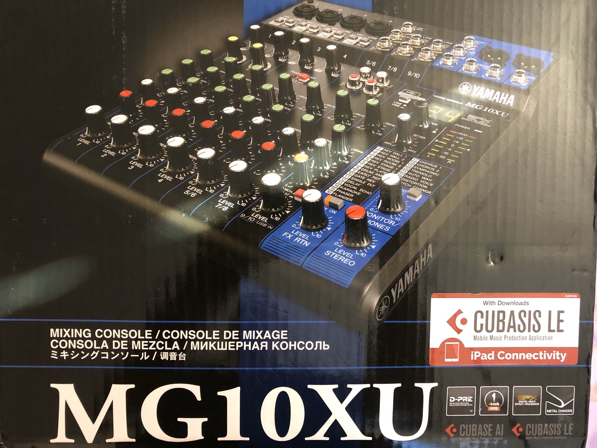 Yamaha Interface mixing console mg10xu