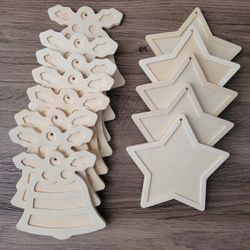 Wooden Ornaments! Ready to Craft!