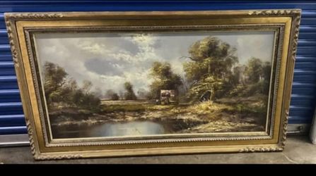 Vintage Original Henry R Jacobs Oil Painting #8