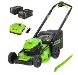 Greenworks 80V 21" Gen 2 Self-Propelled Mower w/ Extra Blade, (2) Batteries & Rapid Charger