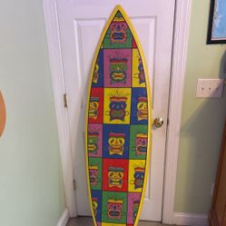 Tiki Surfboard + Wax