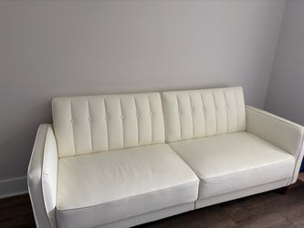 White Futon Couch