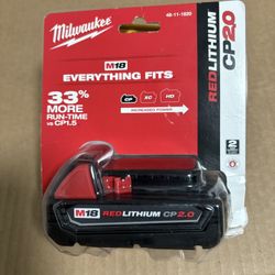 Milwaukee M18 Battery New 2,0 Open Box 