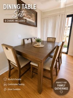 Dining Table Set of 6
