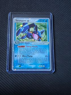 Pokemon Cards EX Crystal Guardians Swapert EX
