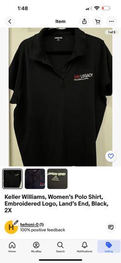 Keller Williams Polo Shirt Size 2X Female