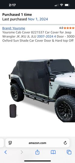 Jeep Cover Water Proof