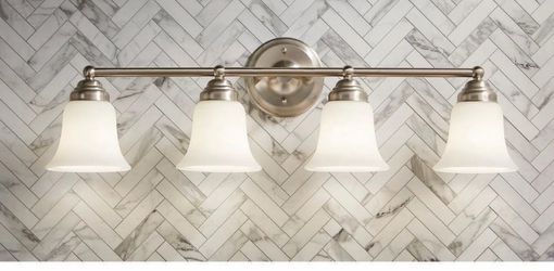 4-Light Brushed Nickel Vanity Bar Light