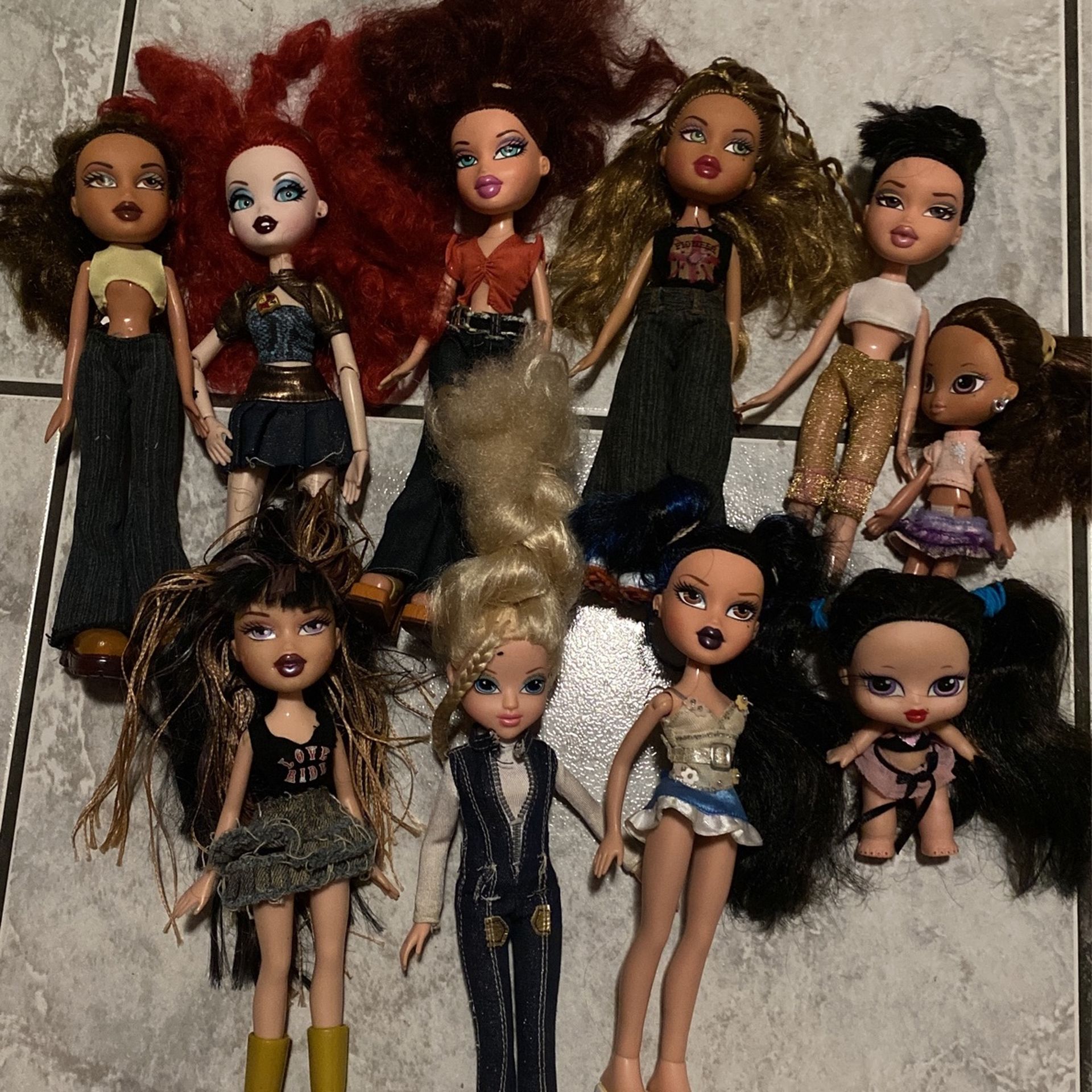 Bratz /Bratz babies/Monster high dolls