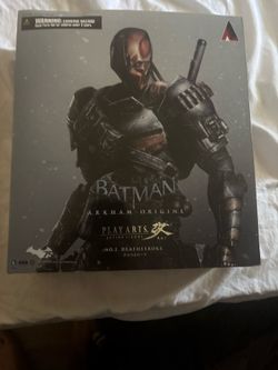 Arkham Knights number two action figure Death stroke Arkham Knights number two action figure