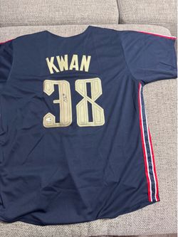 Steven Kwan Signed Autograph Custom Jersey- JSA Coa - Cleveland Indians