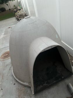 Free XL dog igloo