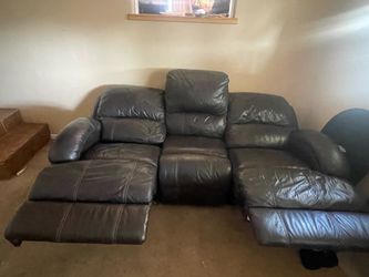 Leather couch