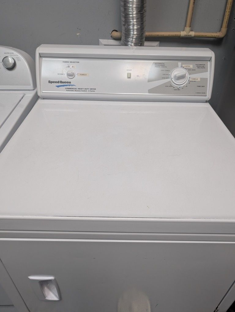 White Speed Queen Dryer