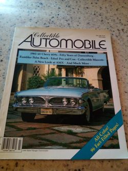 Vintage collectible automobile magazine July 1984/all-color! 96 fact-filled pages! /1961-65 Chevy 409s/fifty years of duesenberg/rambler Palm...