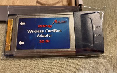 AirLink Wireless CardBus Adapter 32-Bit