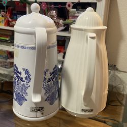 Johnson brothers and Crown and Corning carafes