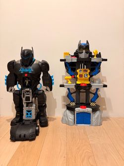 Imaginext Batman Robot and Batcave Playset