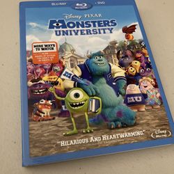 “Monsters University” Blu-Ray Combo Pack - New