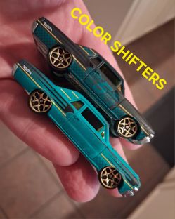 Hot Wheels 1964 Pontiac GTO Turquoise Color Shifters lot of 2 Diecast 1/64