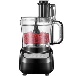 NEW AICOK 12 Cup Kitchen Food Processor & Veggie Chopper with Safety Lock