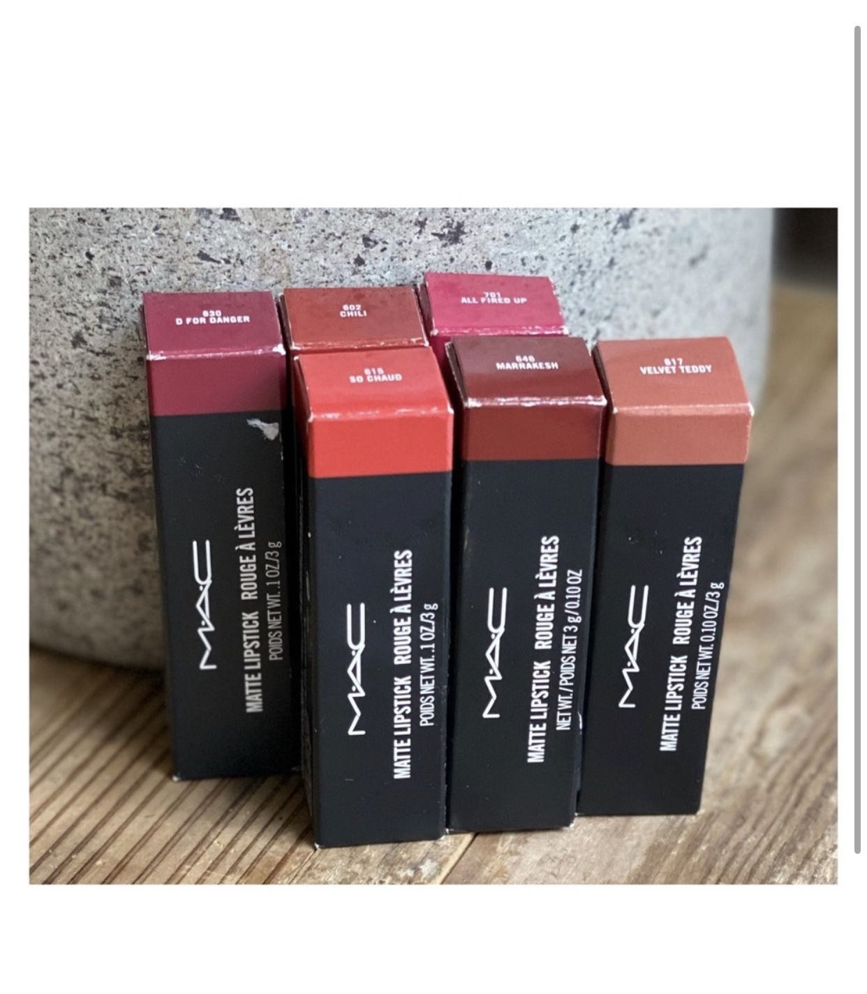 MAC Lipstick Set (6)