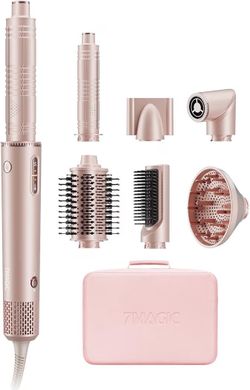 7MAGIC 7-in-1 Air Multi-Styler & Hair Dryer Brush with Auto-Wrap Curlers -NEW (3513/9)