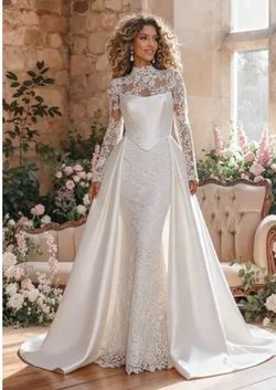 $500- or O.B.O // New//Wedding dress/ 2 dresses in one