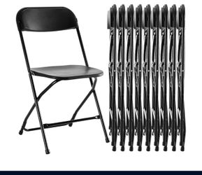 Black party chairs