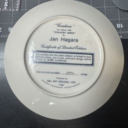Jan Hagarra Collectable Plates Like New 