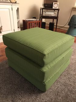 Green cushions