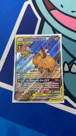 Pokémon - tag team - raichu & alolan raichu gx alternate full Art